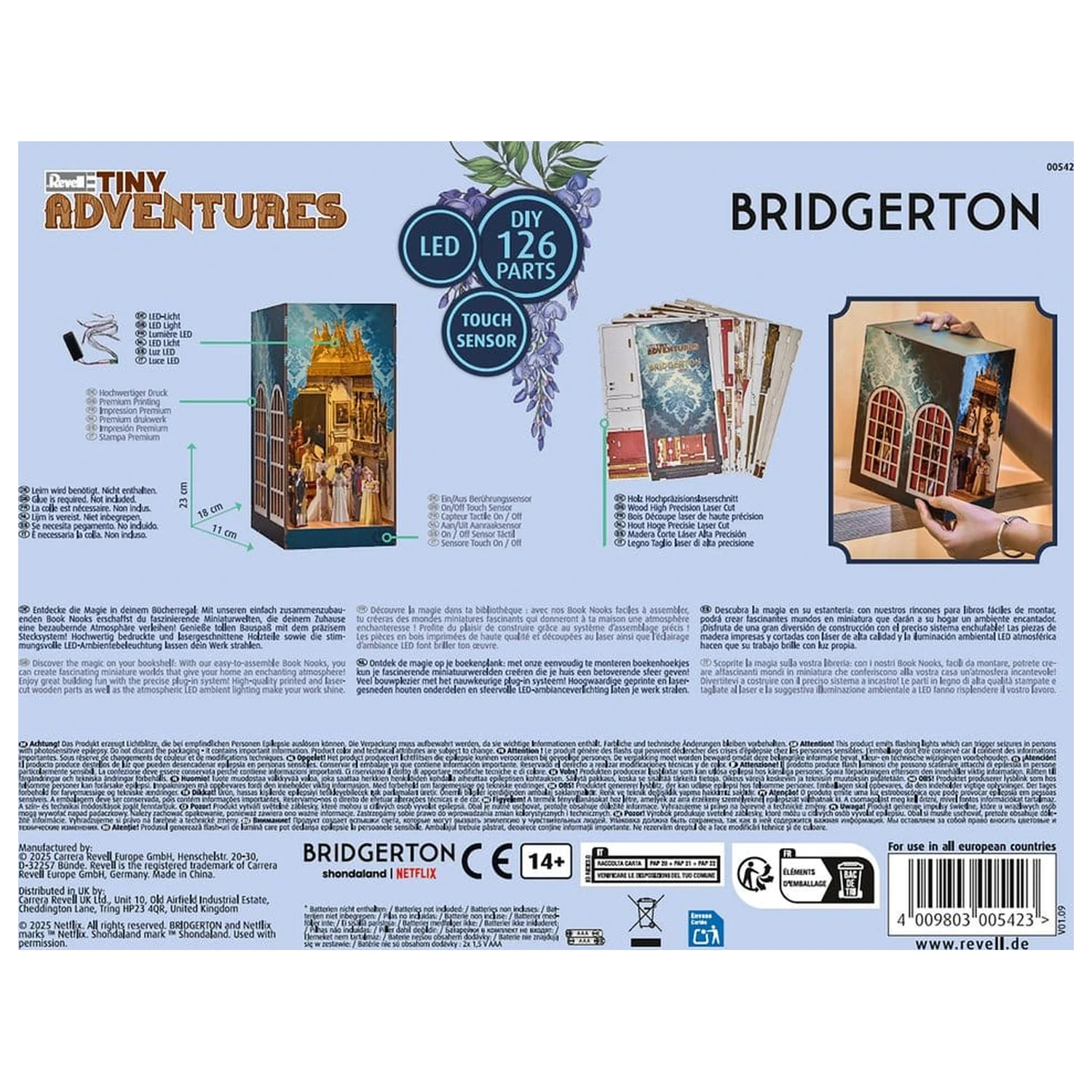 Bridgerton Knižní kout "The Duke and I" Malé Dobrodružství Mini Diorama 18 cm fotografii produktu