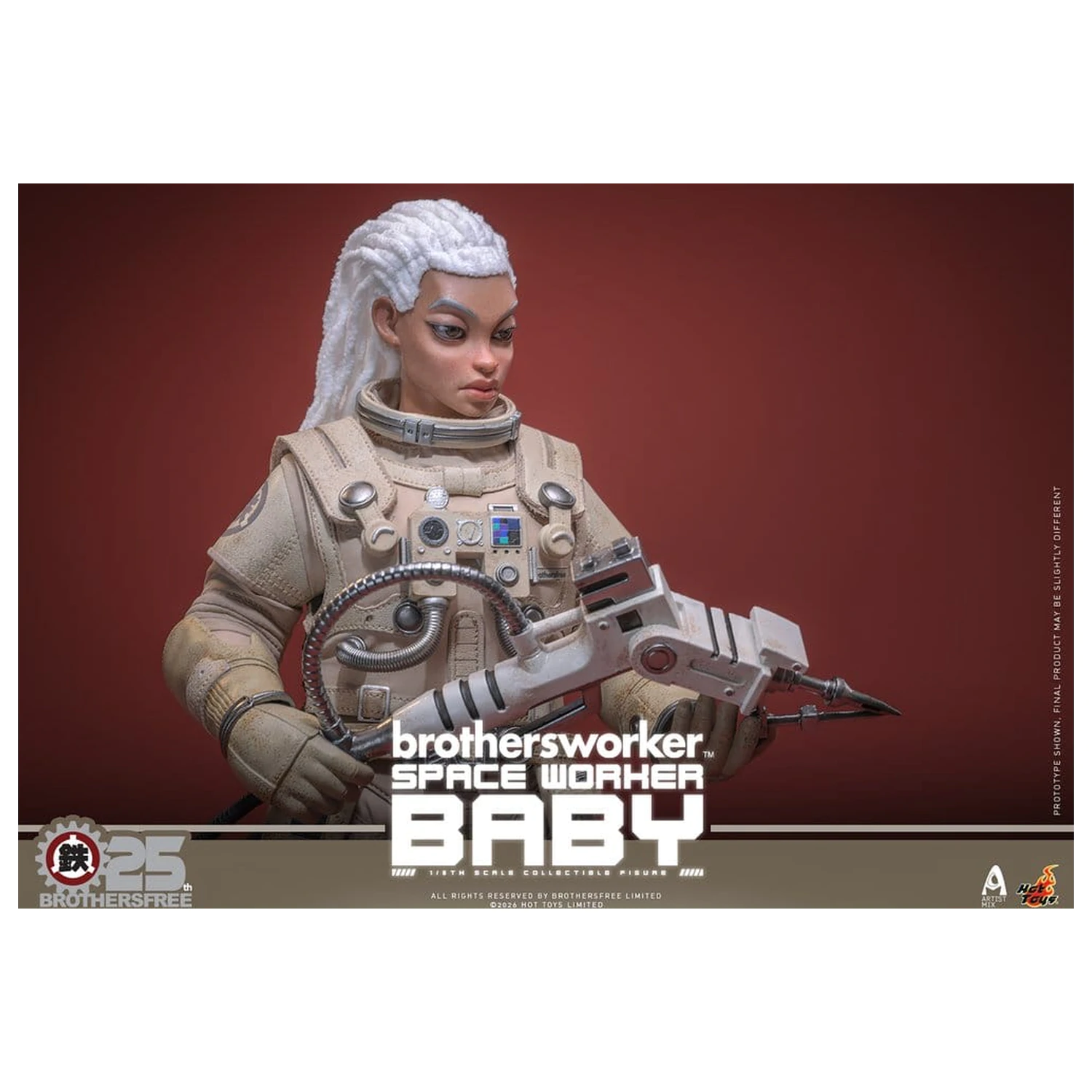 Brothersfree 1/6 akční figurka Space Worker Baby (Brothersfree 25th Version) 28 cm fotografii produktu