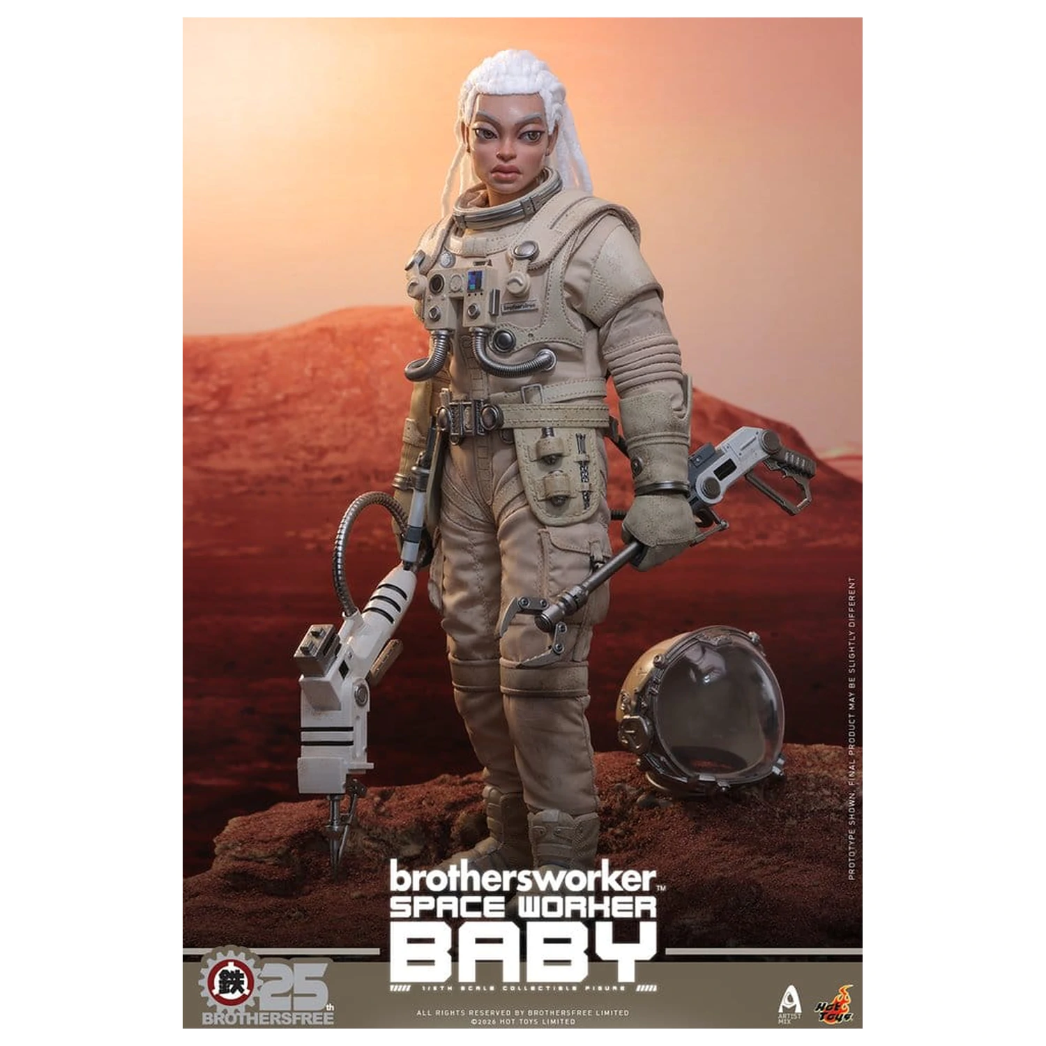 Brothersfree 1/6 akční figurka Space Worker Baby (Brothersfree 25th Version) 28 cm fotografii produktu