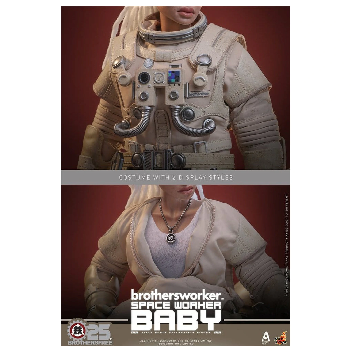 Brothersfree 1/6 akční figurka Space Worker Baby (Brothersfree 25th Version) 28 cm fotografii produktu