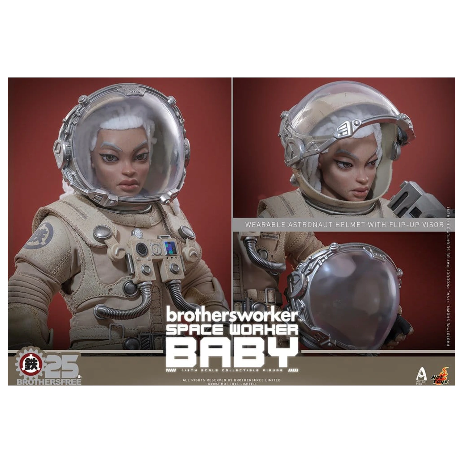 Brothersfree 1/6 akční figurka Space Worker Baby (Brothersfree 25th Version) 28 cm fotografii produktu