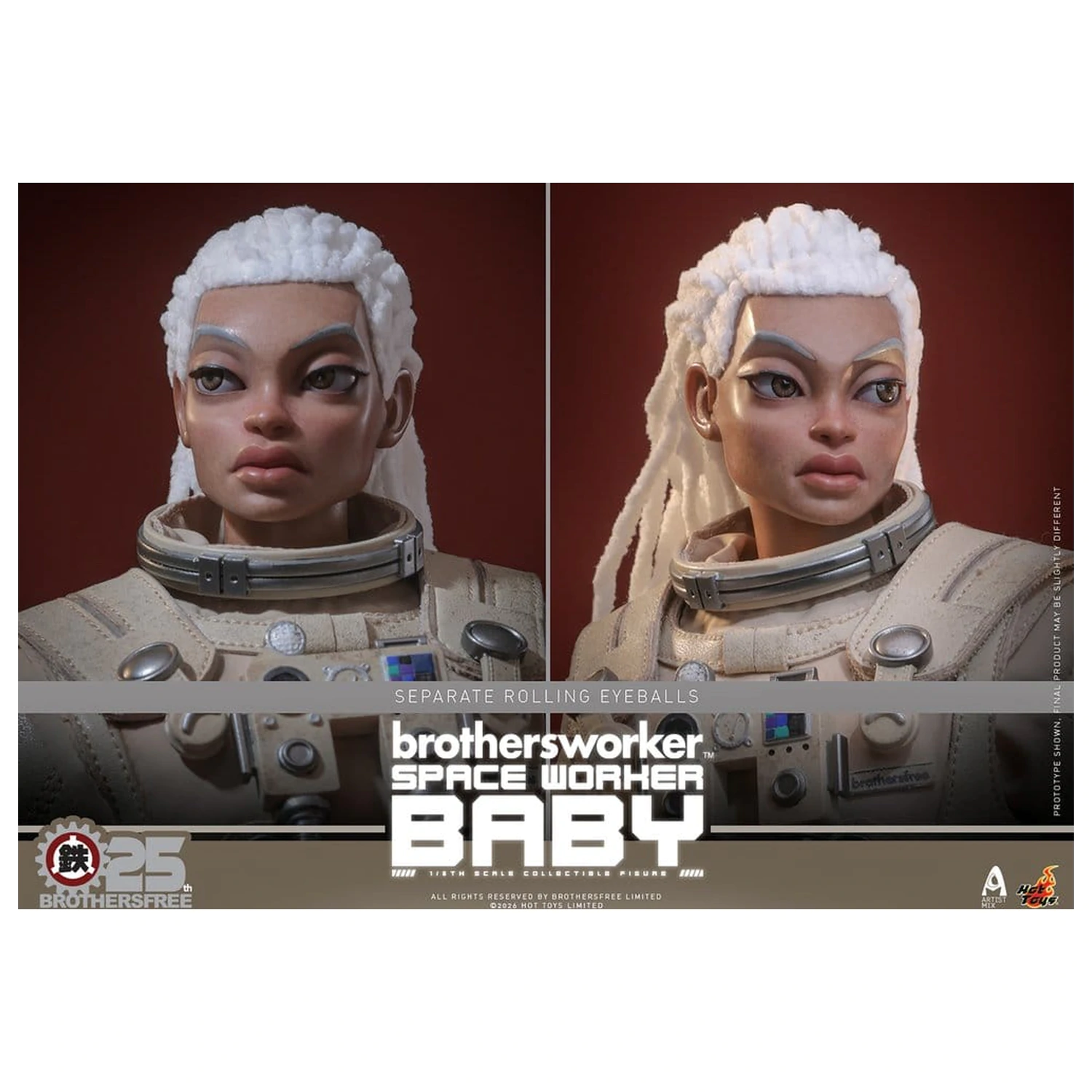 Brothersfree 1/6 akční figurka Space Worker Baby (Brothersfree 25th Version) 28 cm fotografii produktu