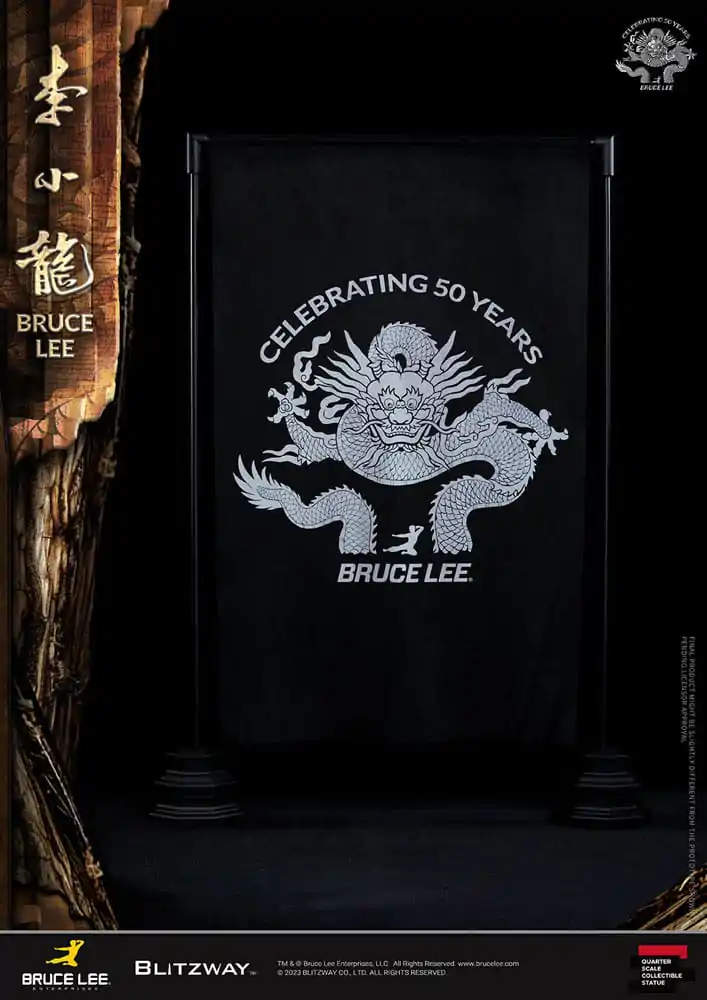 Bruce Lee Statue 1/4 50th Anniversary Tribute 55 cm Socha fotografii produktu