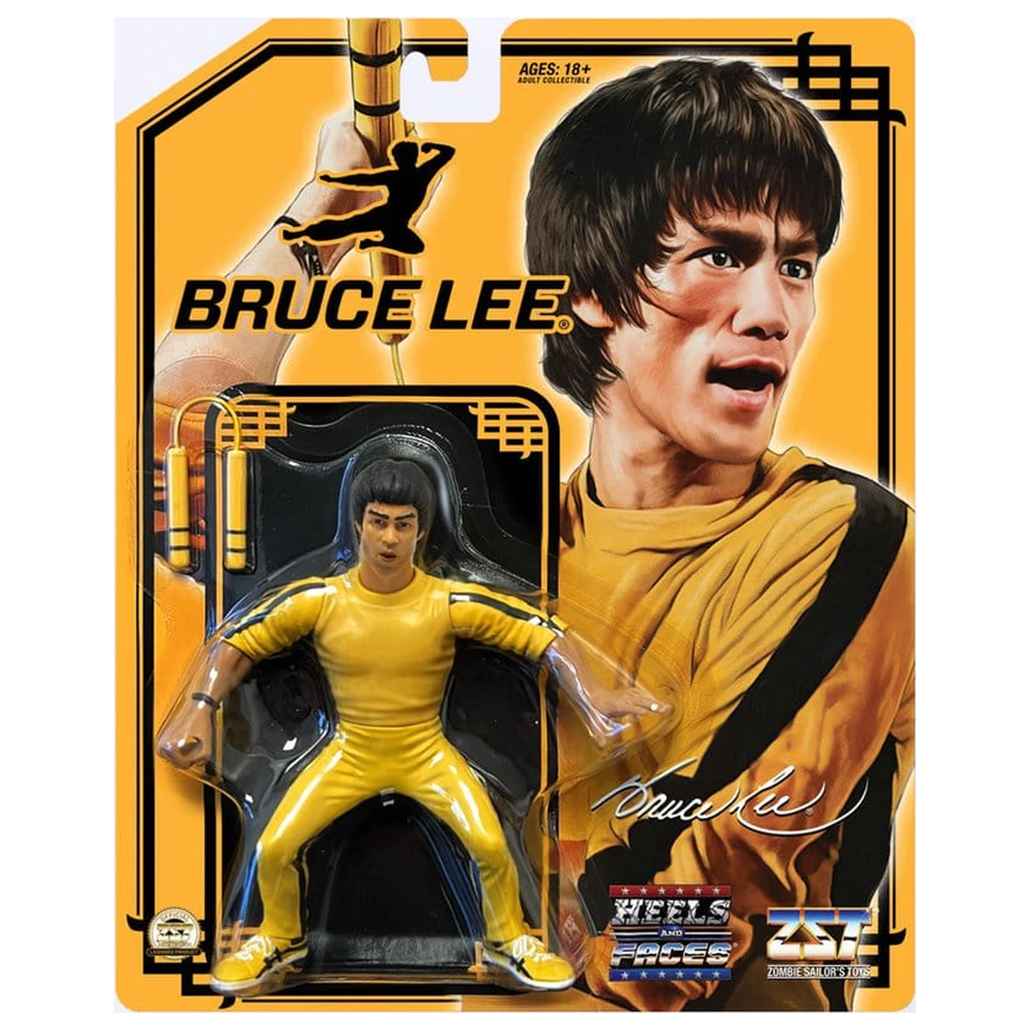 Bruce Lee Zombie Sailor's Toys Akční figurka Yellow Tracksuit 11 cm fotografii produktu