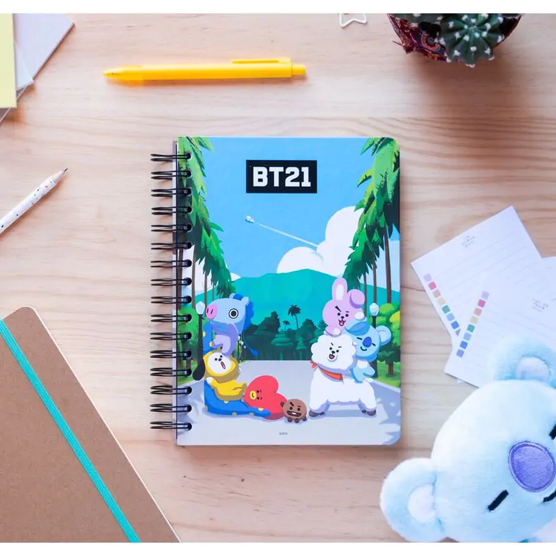 BT21 A5 zápisník fotografii produktu