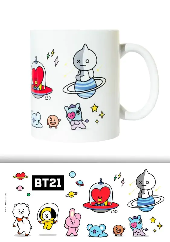 BT21 Characters hrnek 330 ml fotografii produktu