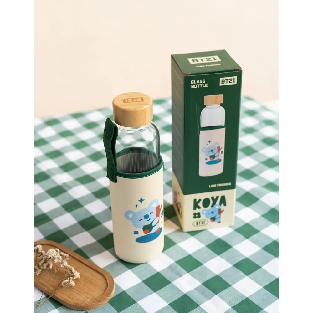 BT21 Koya skleněná láhev 500 ml fotografii produktu