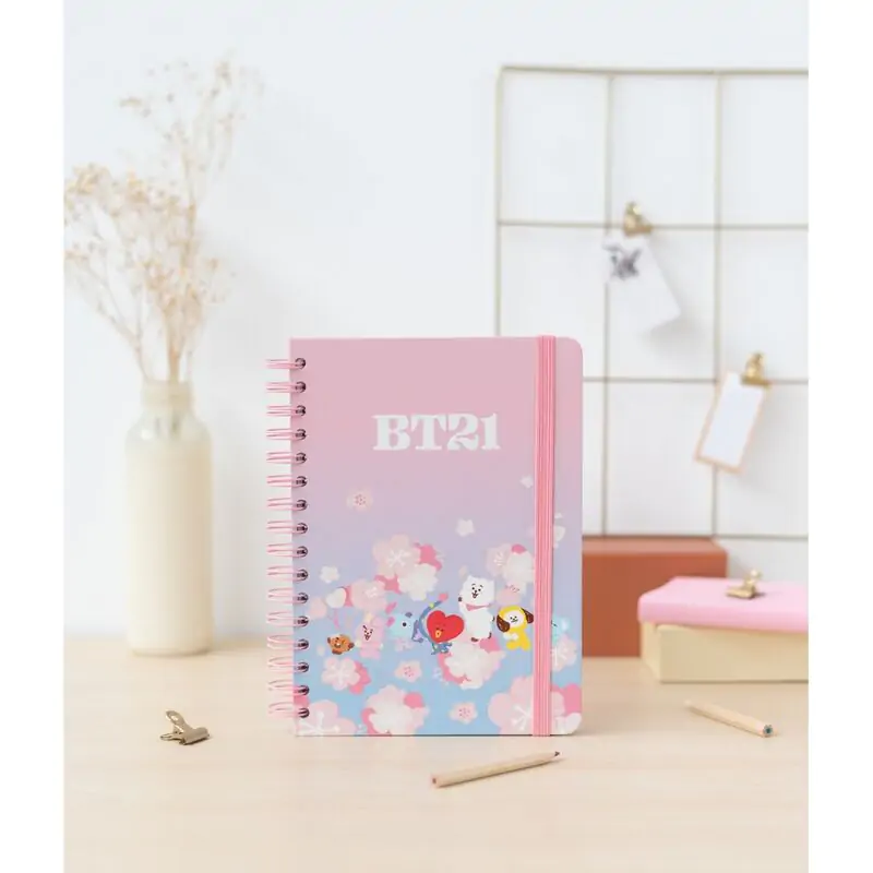 BT21 Sakura A5 zápisník fotografii produktu