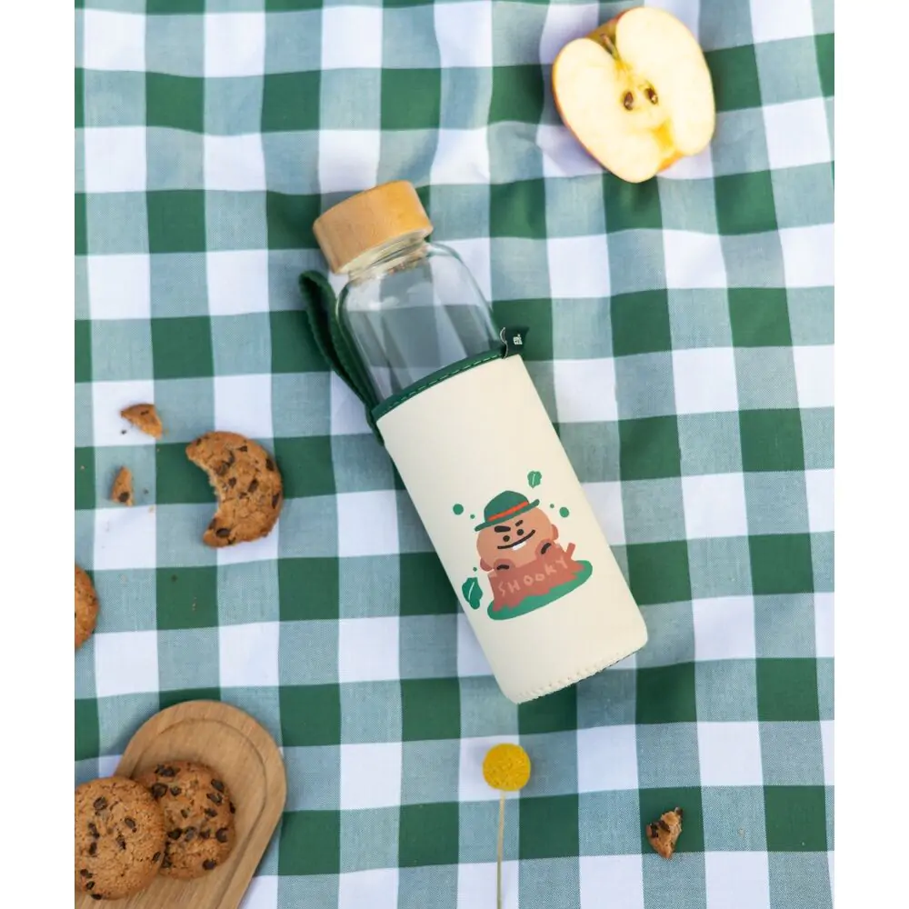 BT21 Shooky skleněná láhev 500 ml fotografii produktu