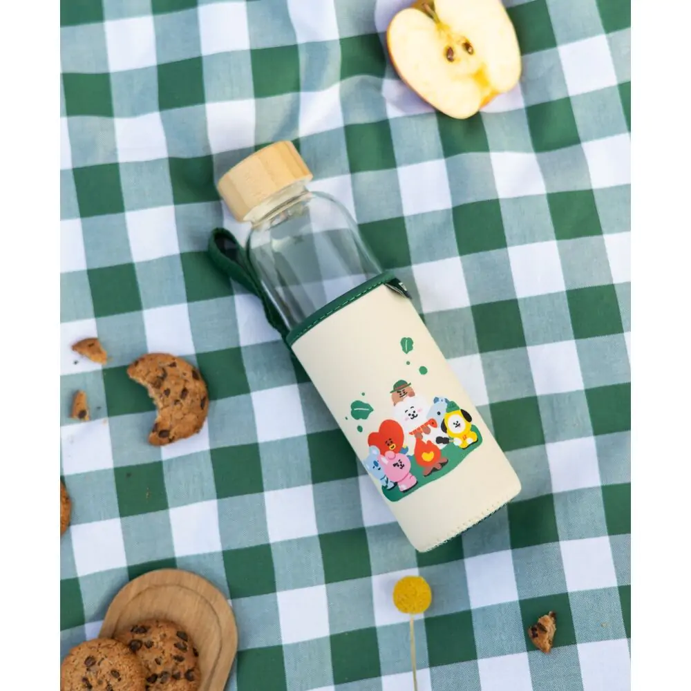 BT21 skleněná láhev 500 ml fotografii produktu