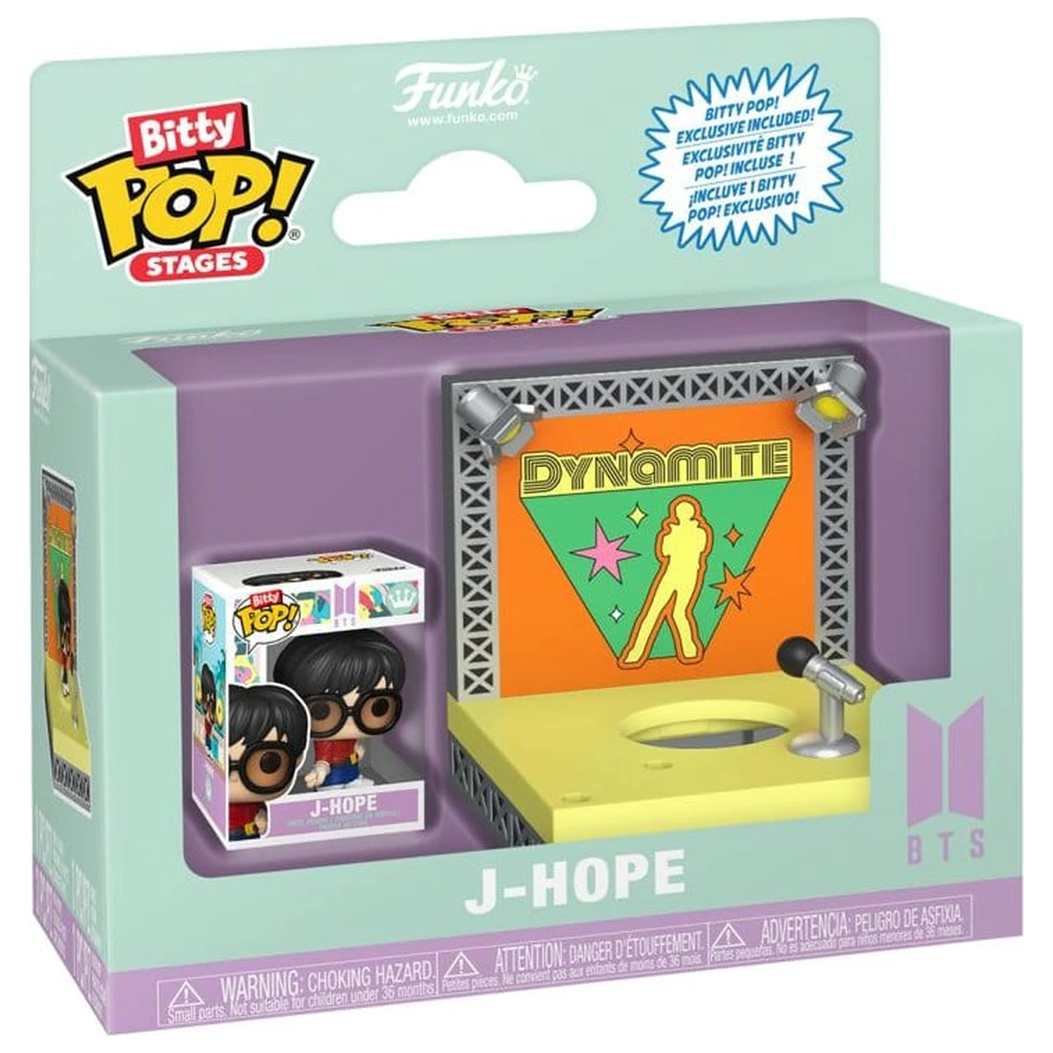 BTS Bitty Funko POP! Stages Vinyl figurka J-Hope (Dynamite) 2,5 cm fotografii produktu
