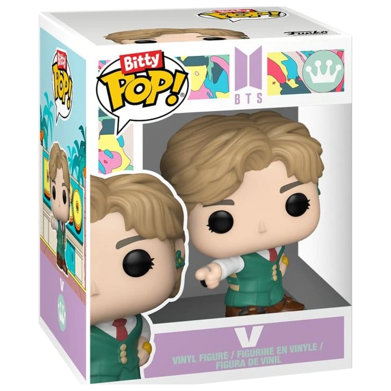 BTS Bitty Funko POP! Stages Vinylová figurka V (Dynamite) 2,5 cm fotografii produktu