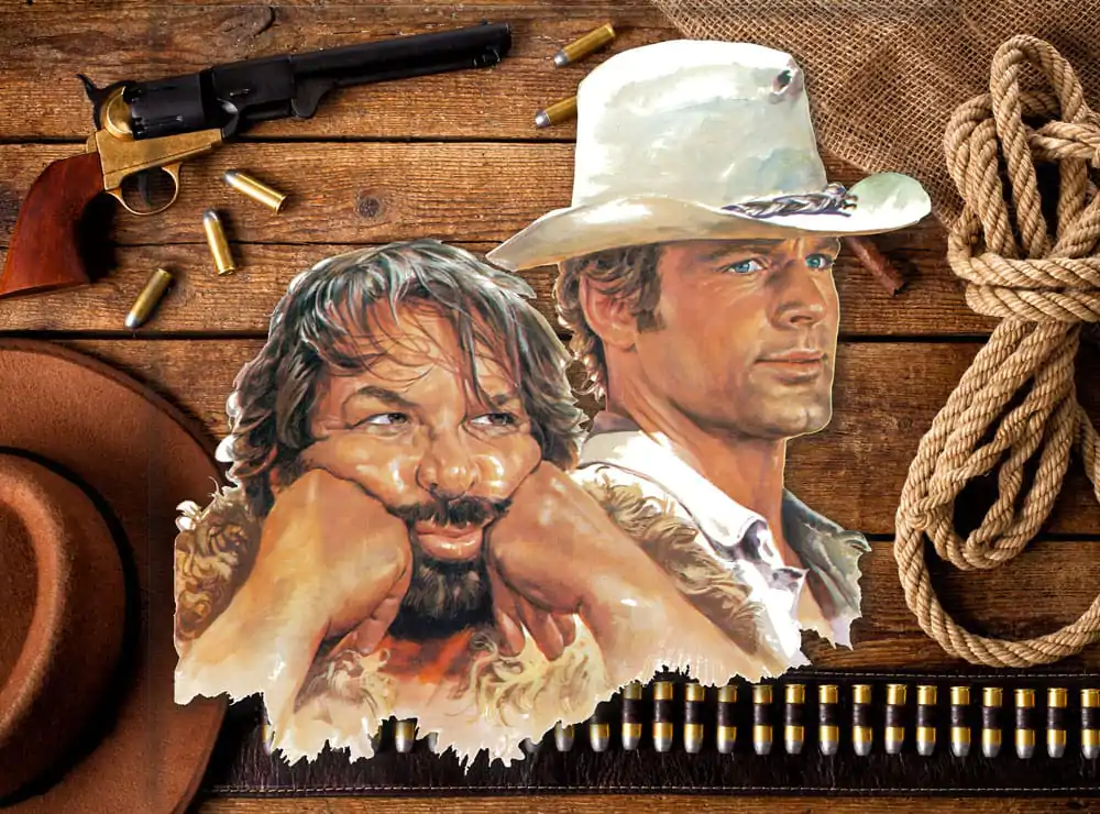 Bud Spencer & Terence Hill 3D plechová cedule Bud & Terence 45 x 45 cm fotografii produktu