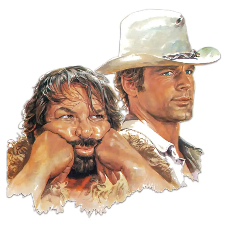 Bud Spencer & Terence Hill 3D plechová cedule Bud & Terence 45 x 45 cm fotografii produktu