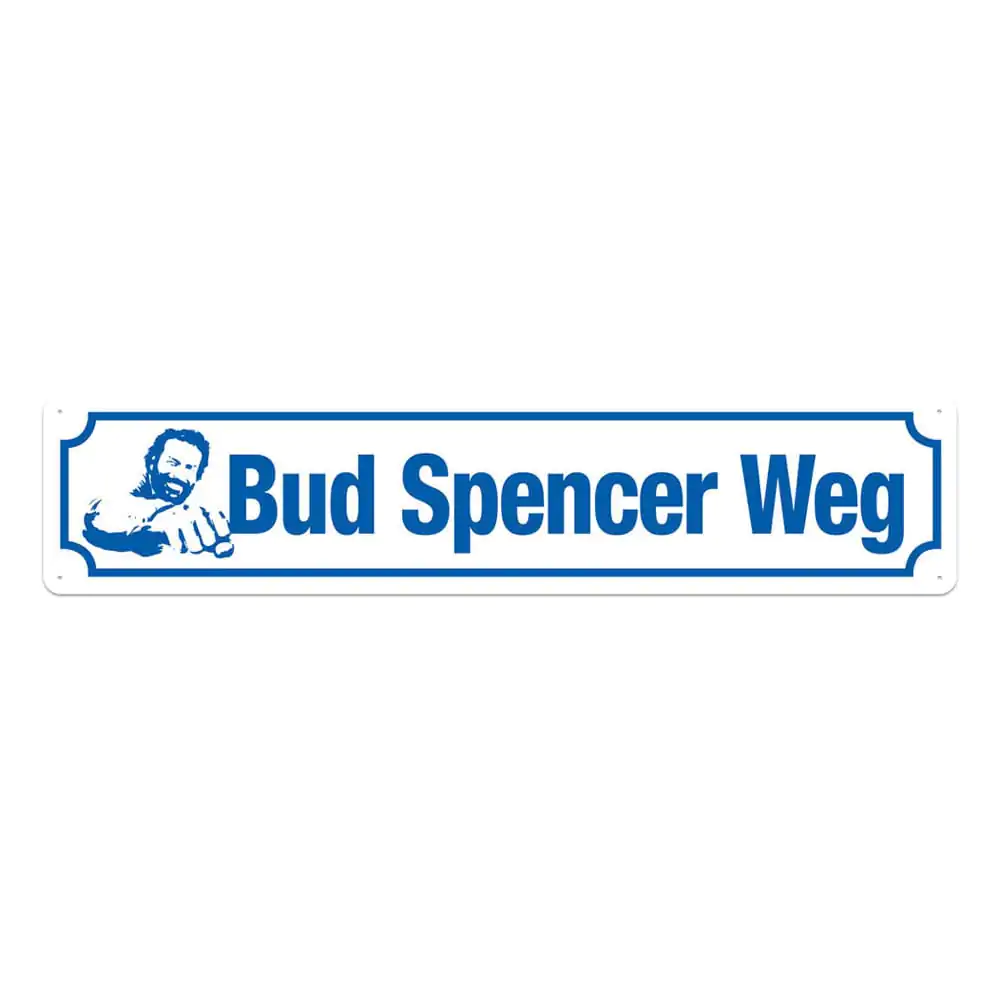 Bud Spencer Tin Sign Bud Spencer Weg 46 x 10 cm Plechová cedule fotografii produktu