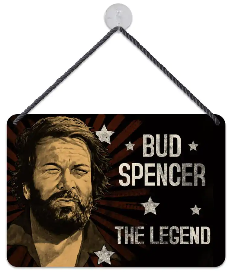 Plechová cedule Bud Spencer The Legend 16,5 x 11,5 cm fotografii produktu