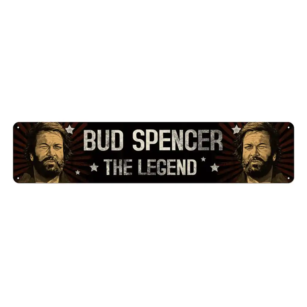 Bud Spencer plechová cedule The Legend 46 x 10 cm fotografii produktu