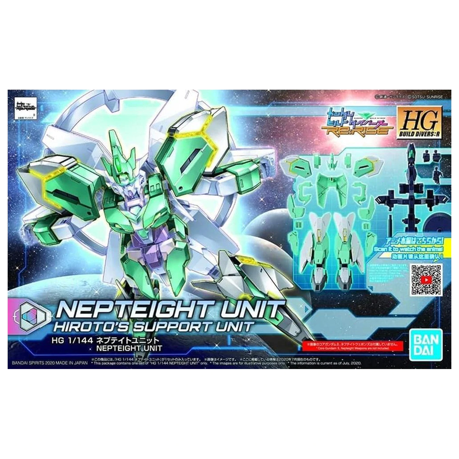 Build Divers HGBD:R 1/144 model stavebnice Nepteight Unit fotografii produktu