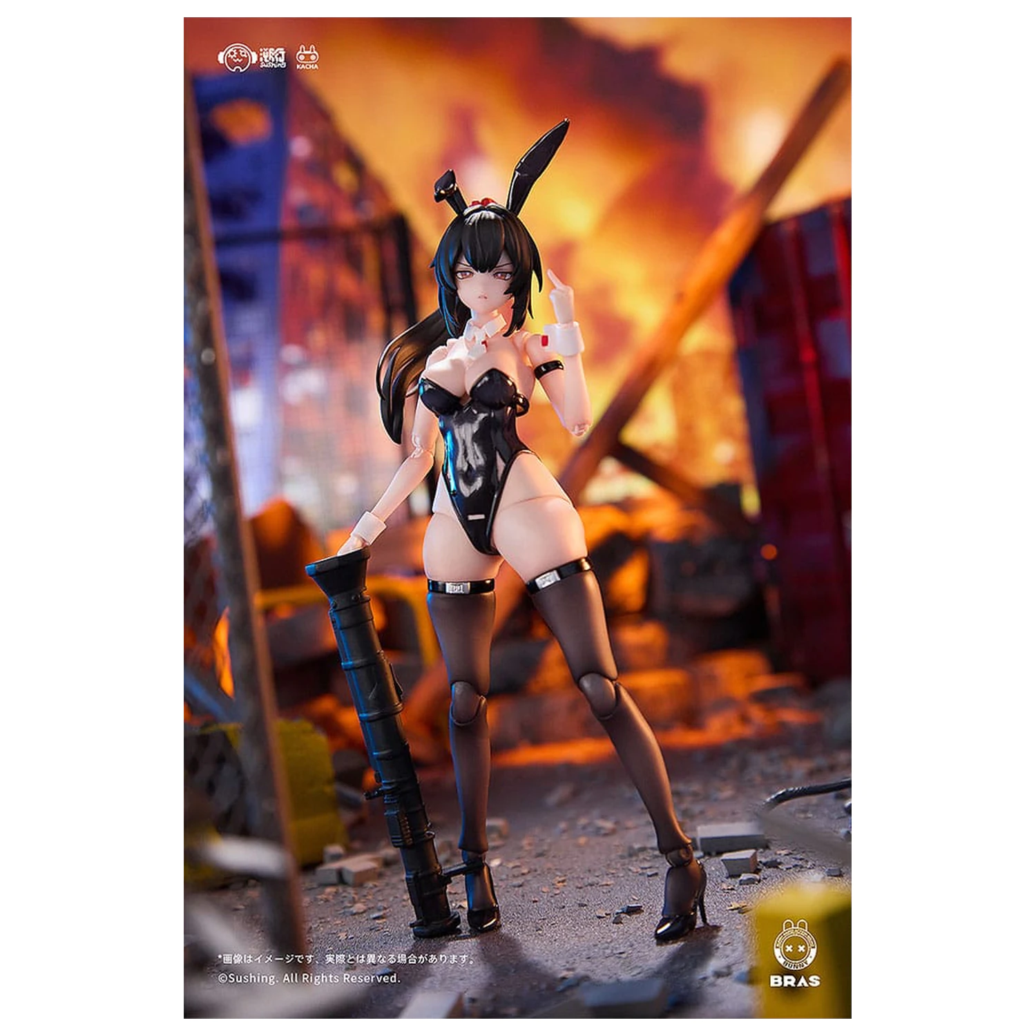 Bunny Rapid Action Squad Akční figurka 1/12 Attacker Runa 16 cm fotografii produktu