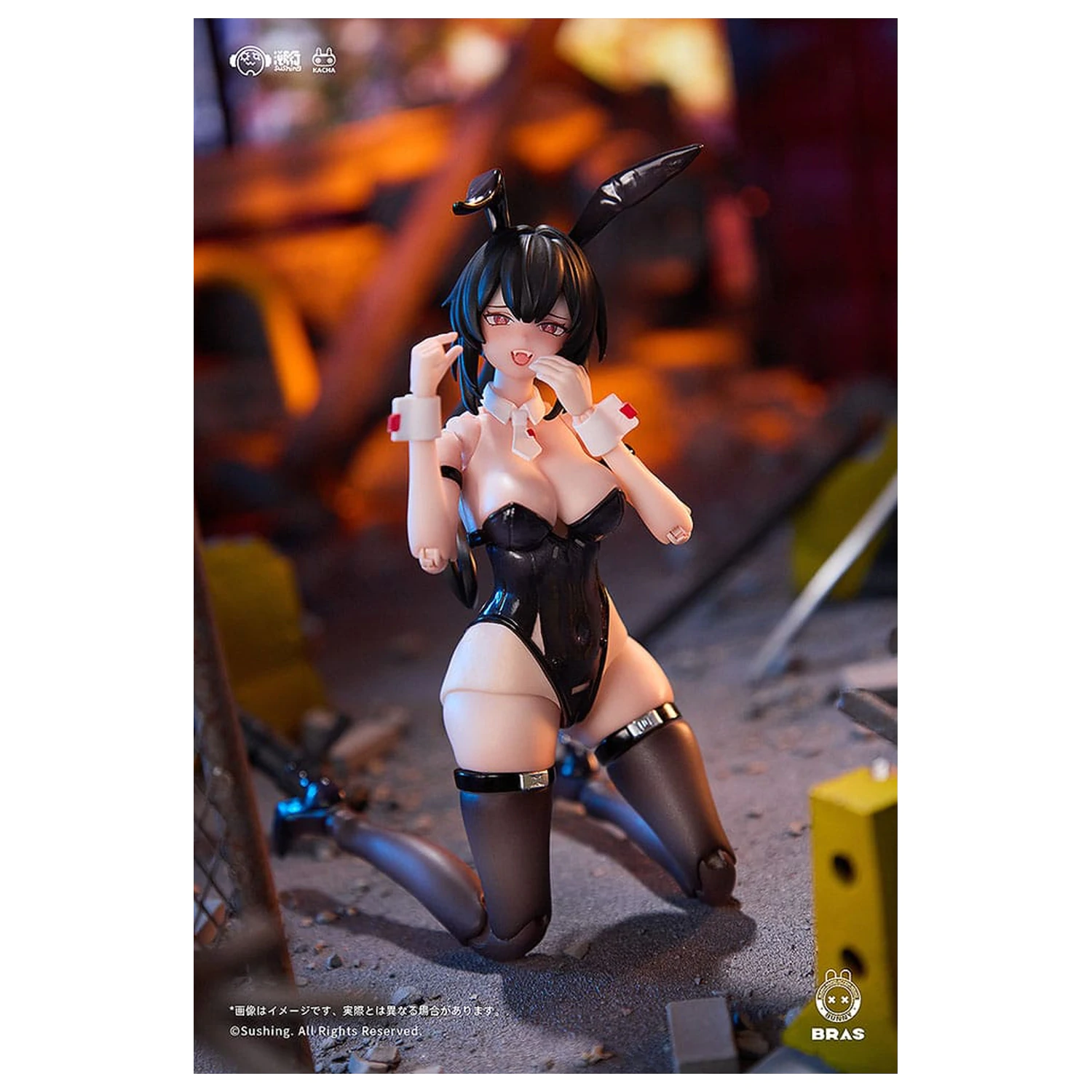 Bunny Rapid Action Squad Akční figurka 1/12 Attacker Runa 16 cm fotografii produktu