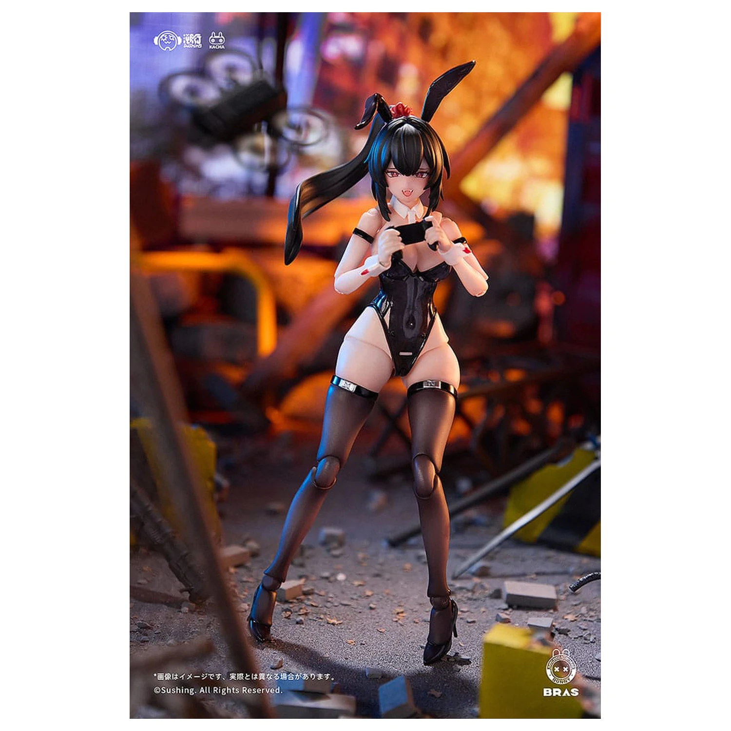 Bunny Rapid Action Squad Akční figurka 1/12 Attacker Runa 16 cm fotografii produktu