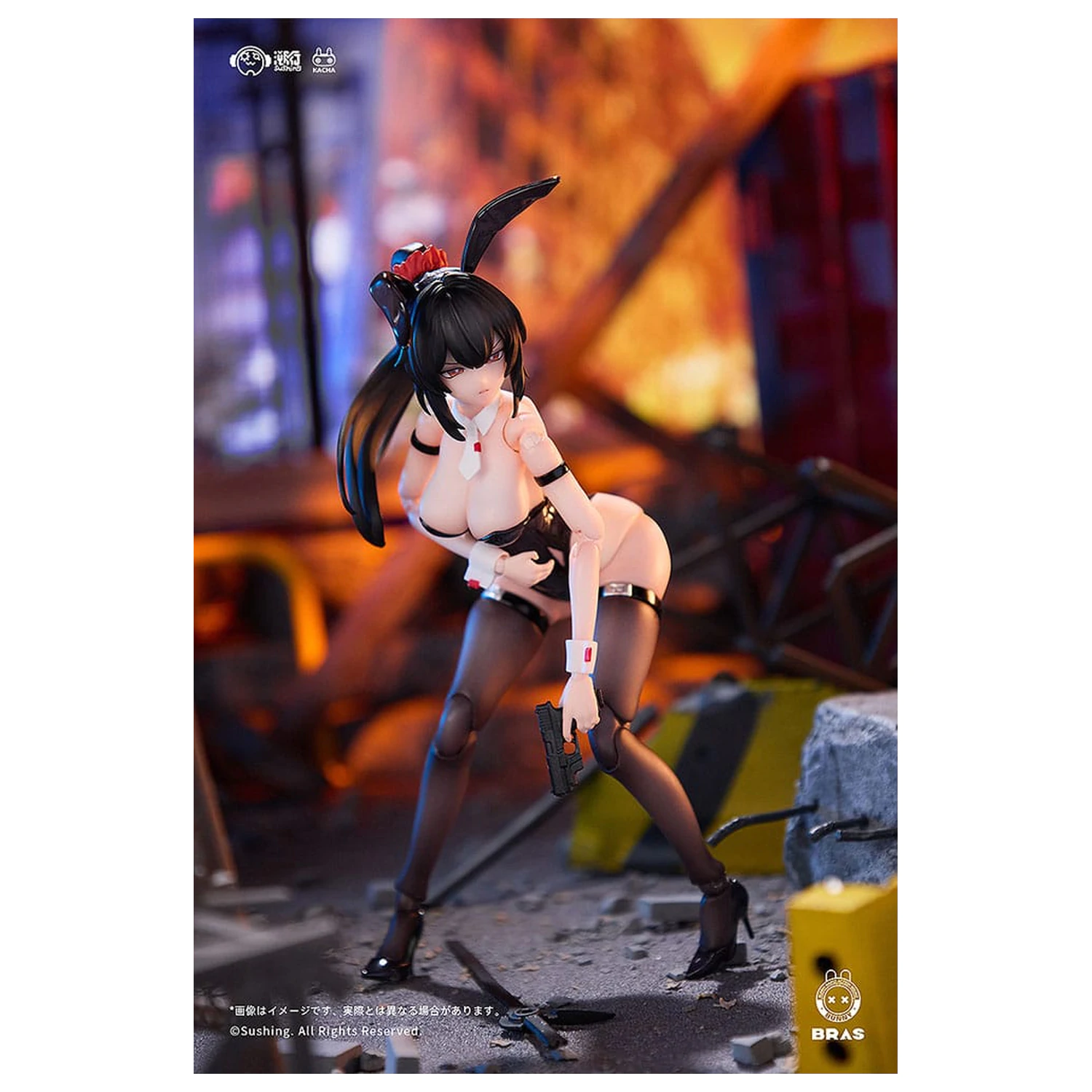 Bunny Rapid Action Squad Akční figurka 1/12 Attacker Runa 16 cm fotografii produktu