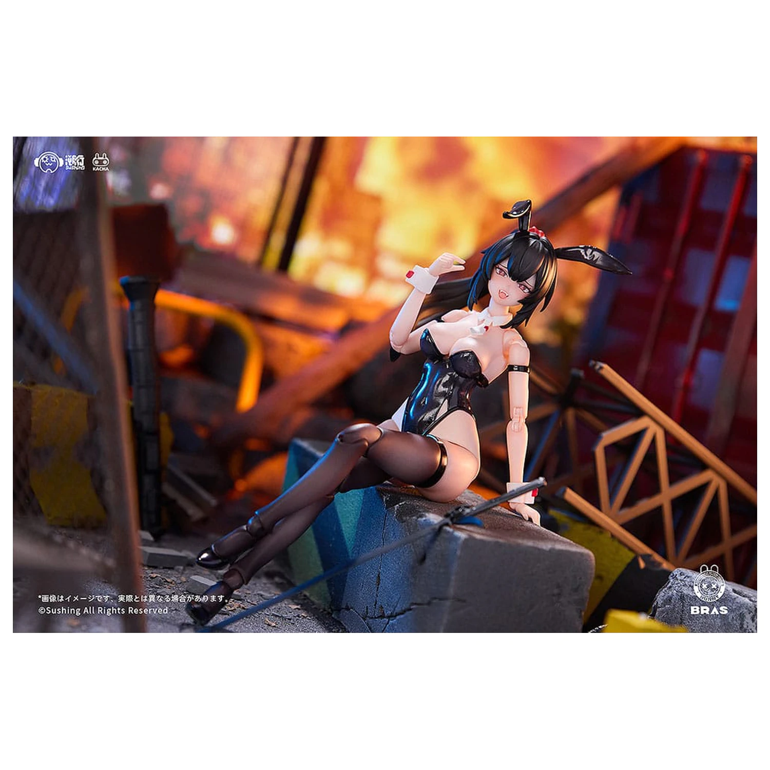 Bunny Rapid Action Squad Akční figurka 1/12 Attacker Runa 16 cm fotografii produktu