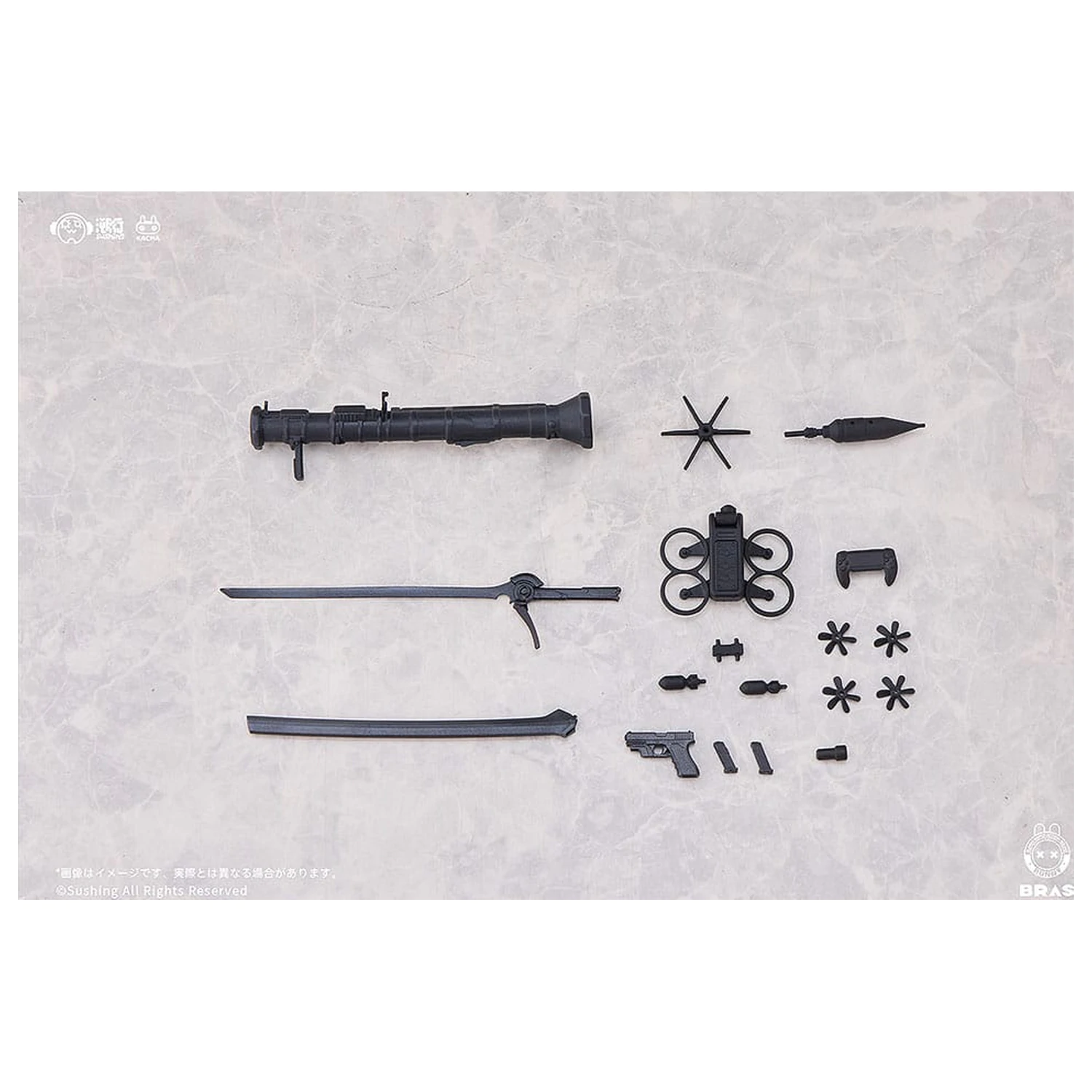 Bunny Rapid Action Squad Akční figurka 1/12 Attacker Runa 16 cm fotografii produktu