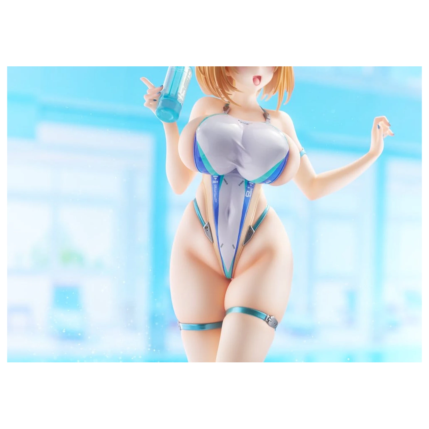 Bunny Suit Planning Statue PVC 1/6 Sophia F. Shirring High-cut Swimsuit Ver. 27 cm fotografii produktu