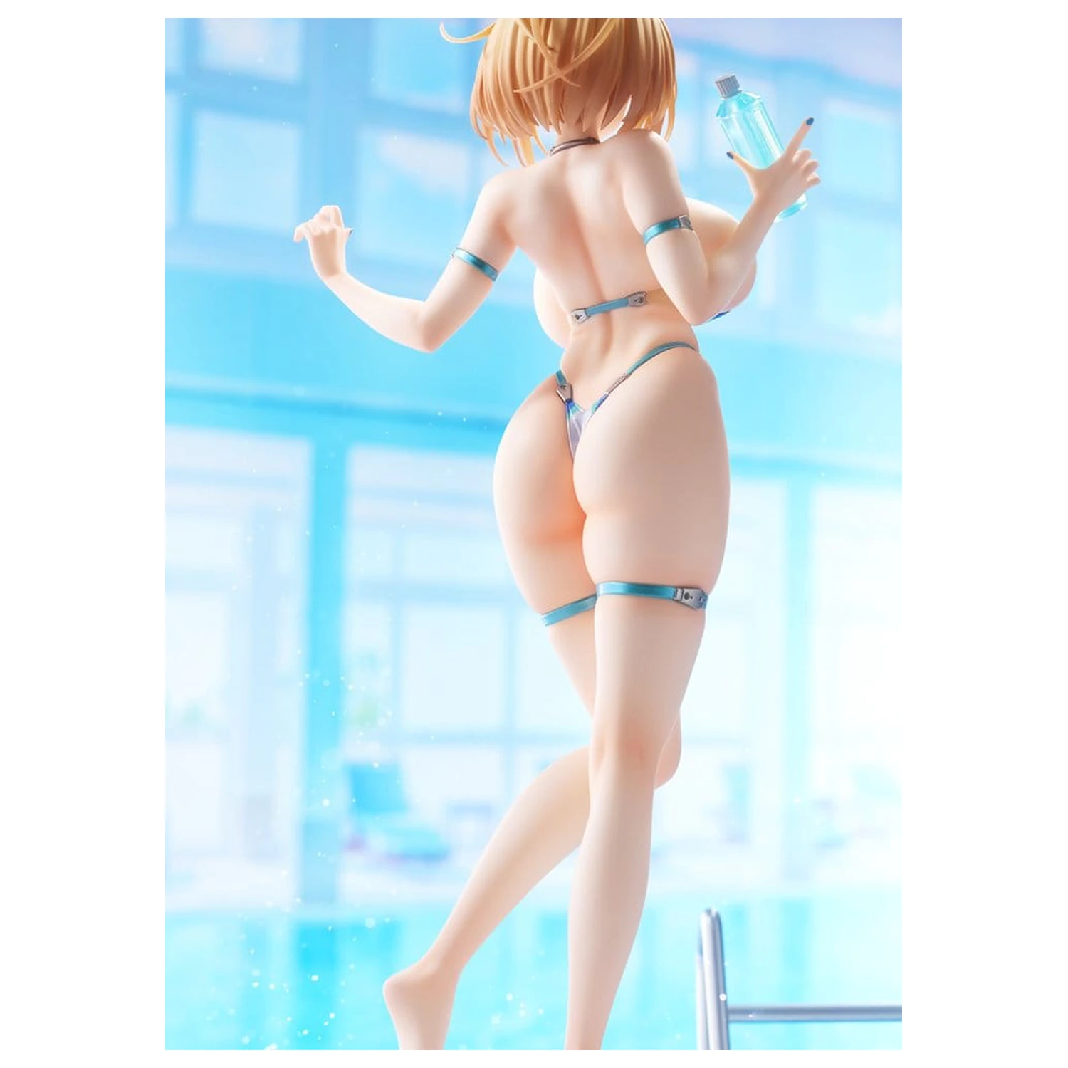 Bunny Suit Planning Statue PVC 1/6 Sophia F. Shirring High-cut Swimsuit Ver. 27 cm fotografii produktu