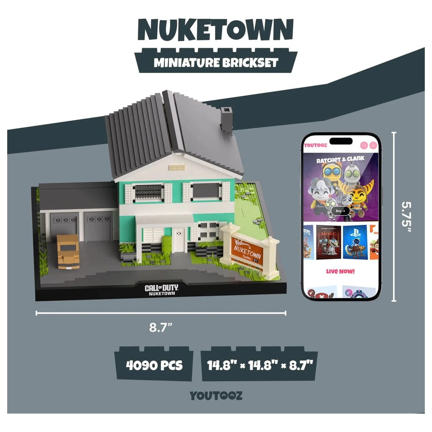 Call of Duty Construction Set Nuketown fotografii produktu
