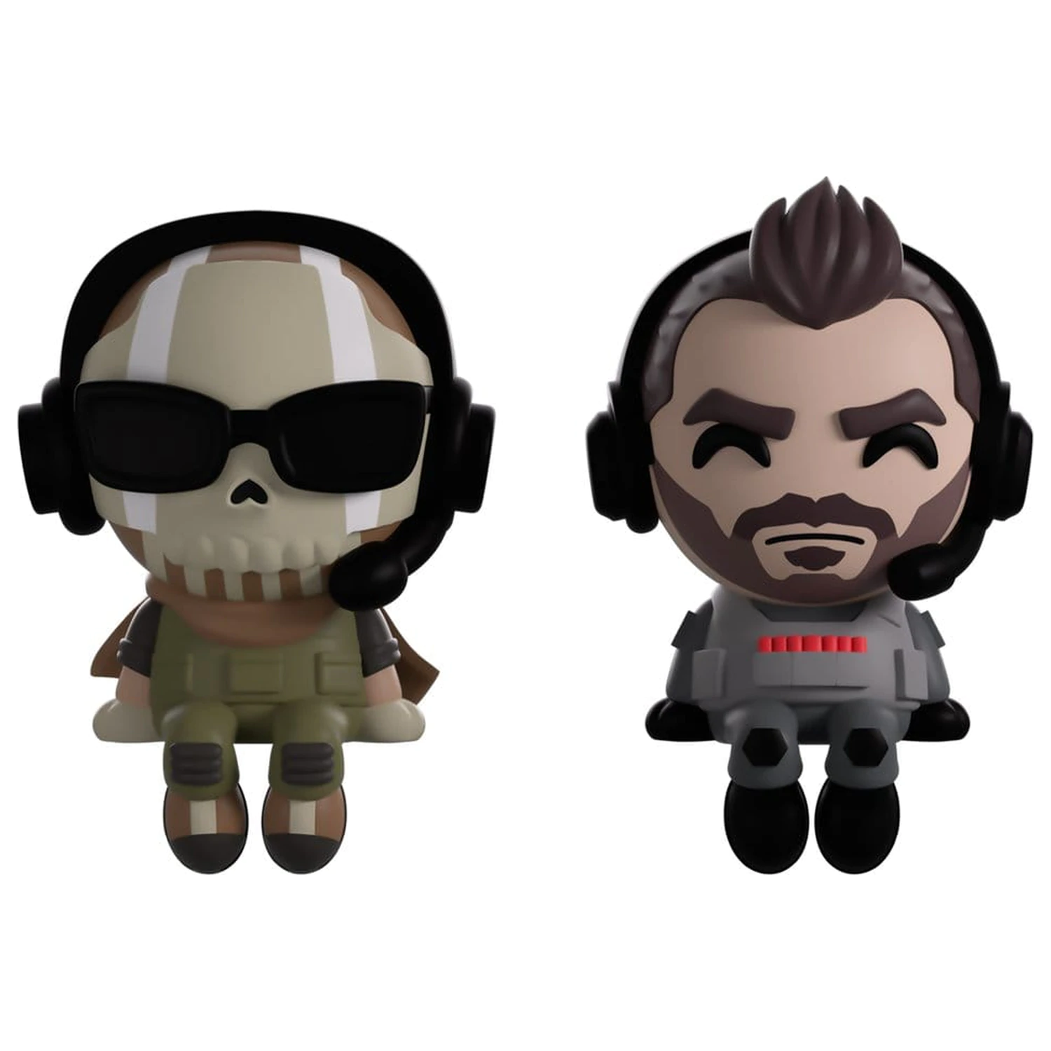 Call of Duty Vinylové figurky Ghost a Soap Monitor Buddiez 7 cm fotografii produktu