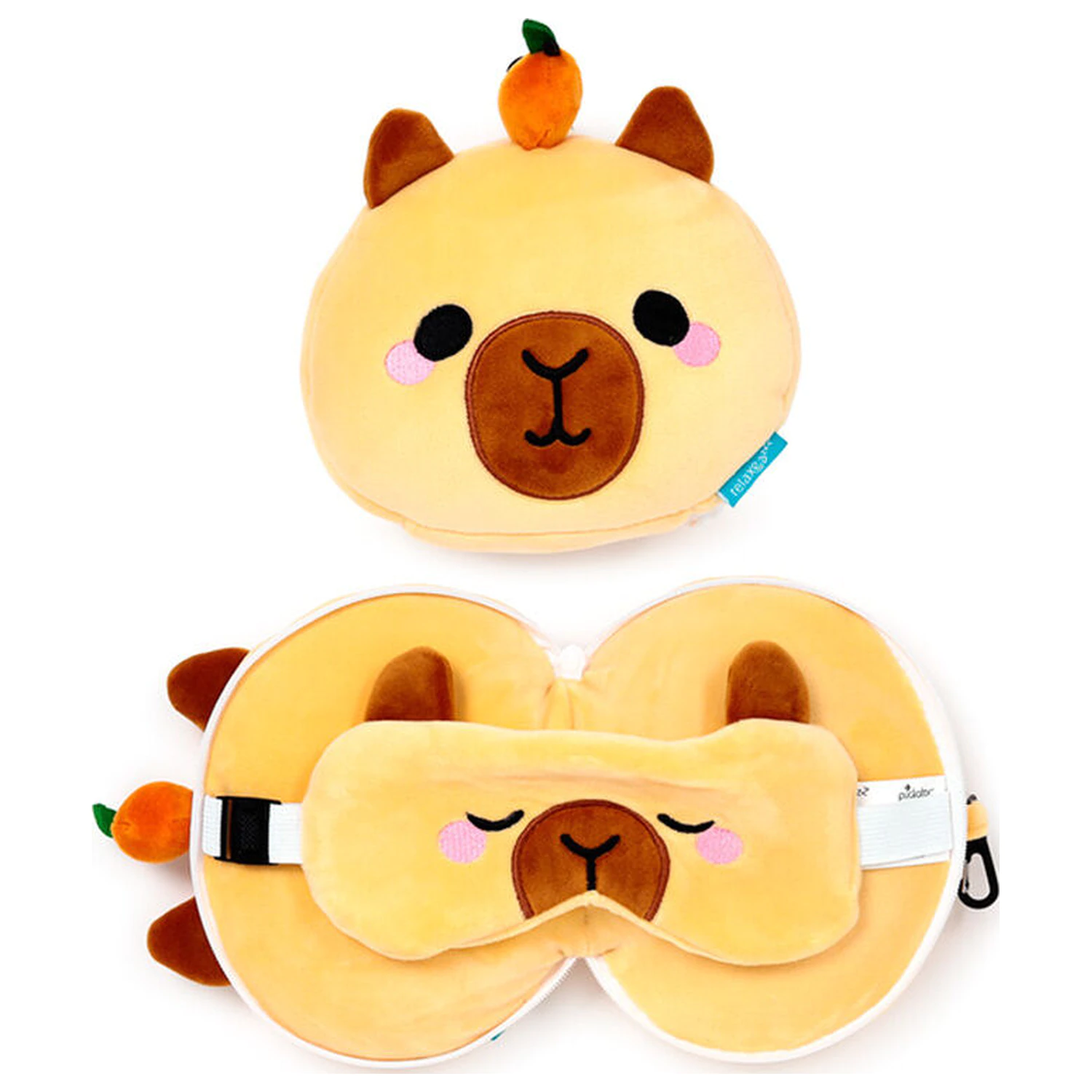 Capibara Duke Relaxeazzz cestovní polštář maska na oči fotografii produktu