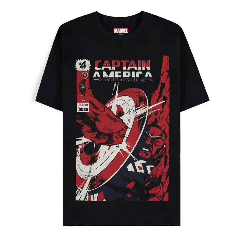 Tričko Captain America Brave New World Retro fotografii produktu