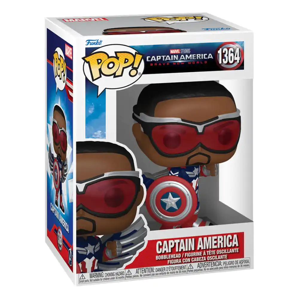 Captain America Brave New World Funko POP! Movies vinylová figurka Captain America 9 cm fotografii produktu