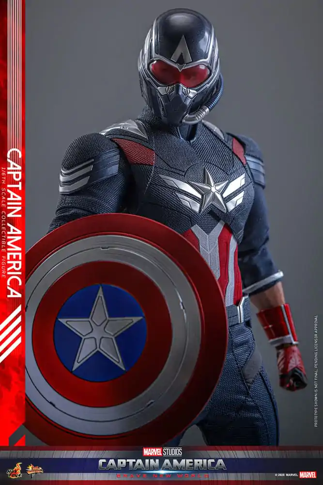 Captain America: Brave New World Movie Masterpiece Akční figurka 1/6 Captain America 30 cm fotografii produktu