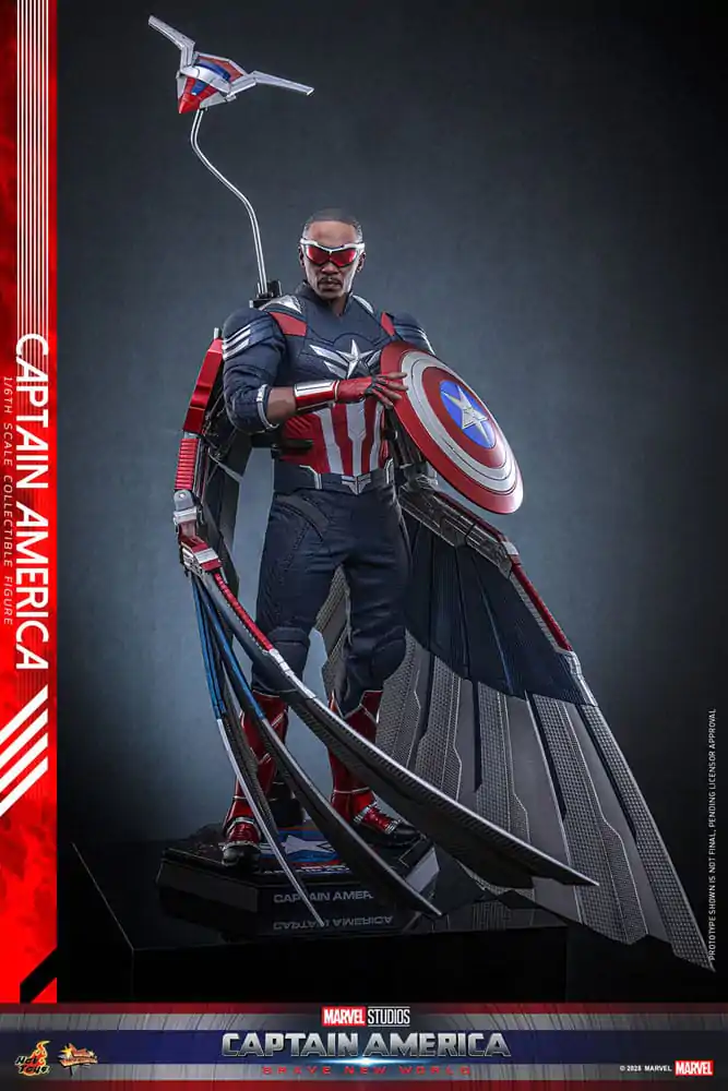 Captain America: Brave New World Movie Masterpiece Akční figurka 1/6 Captain America 30 cm fotografii produktu