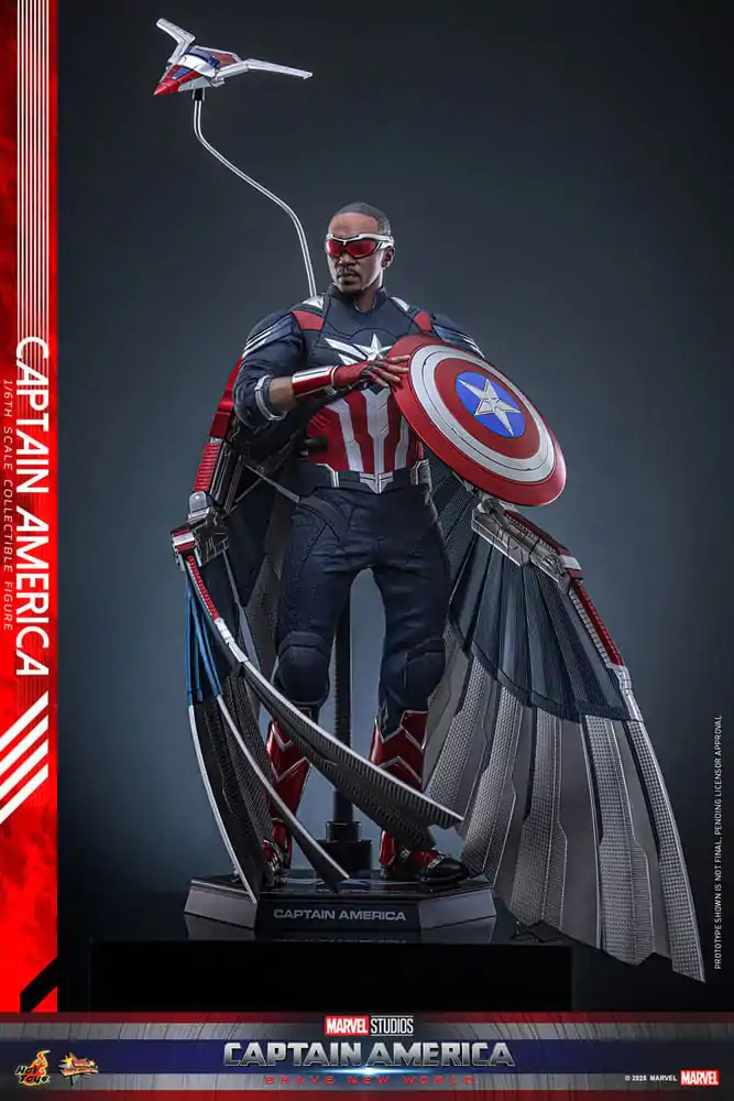 Captain America: Brave New World Movie Masterpiece Akční figurka 1/6 Captain America 30 cm fotografii produktu