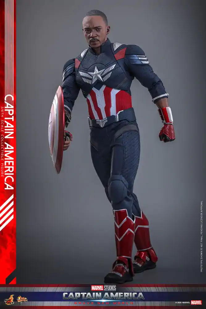 Captain America: Brave New World Movie Masterpiece Akční figurka 1/6 Captain America 30 cm fotografii produktu