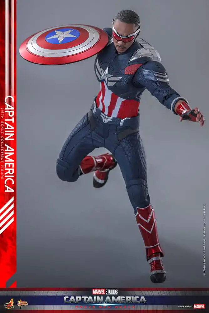 Captain America: Brave New World Movie Masterpiece Akční figurka 1/6 Captain America 30 cm fotografii produktu