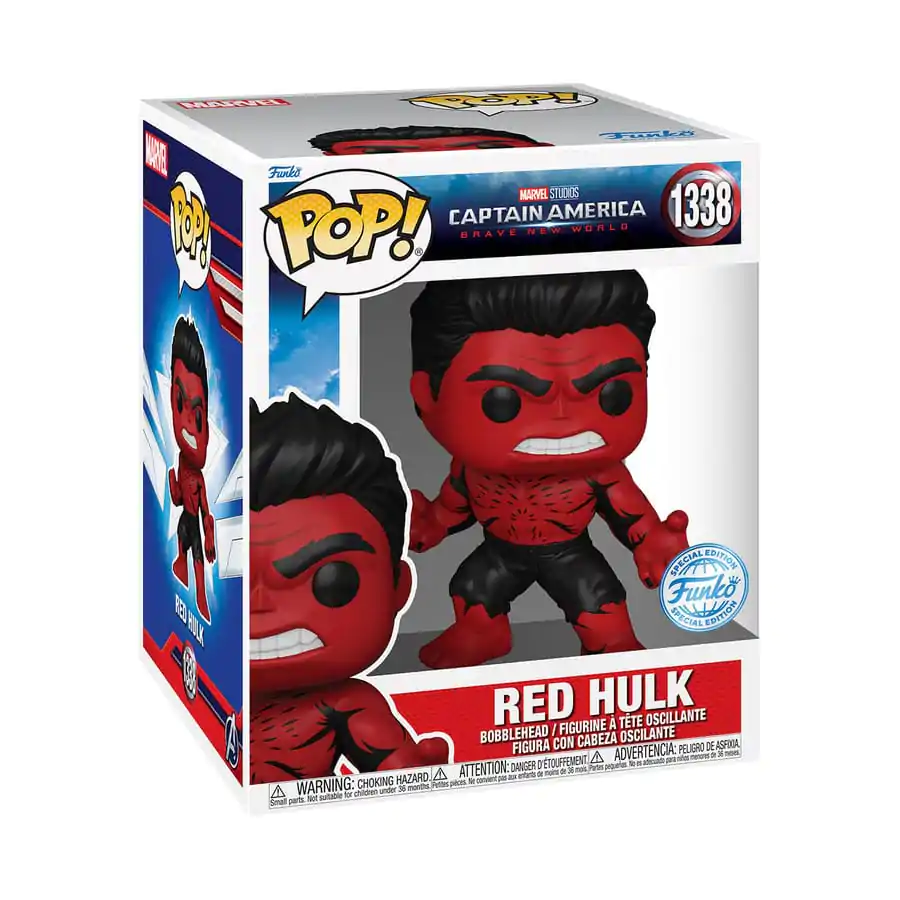 Captain America: Brave New World Super Sized Funko POP! Marvel Vinyl Figure Red Hulk (Retro) 15 cm Sběratelská figurka fotografii produktu