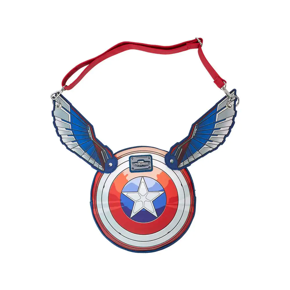 Captain America od Loungefly Crossbody Brave New World Wings kabelka přes rameno fotografii produktu