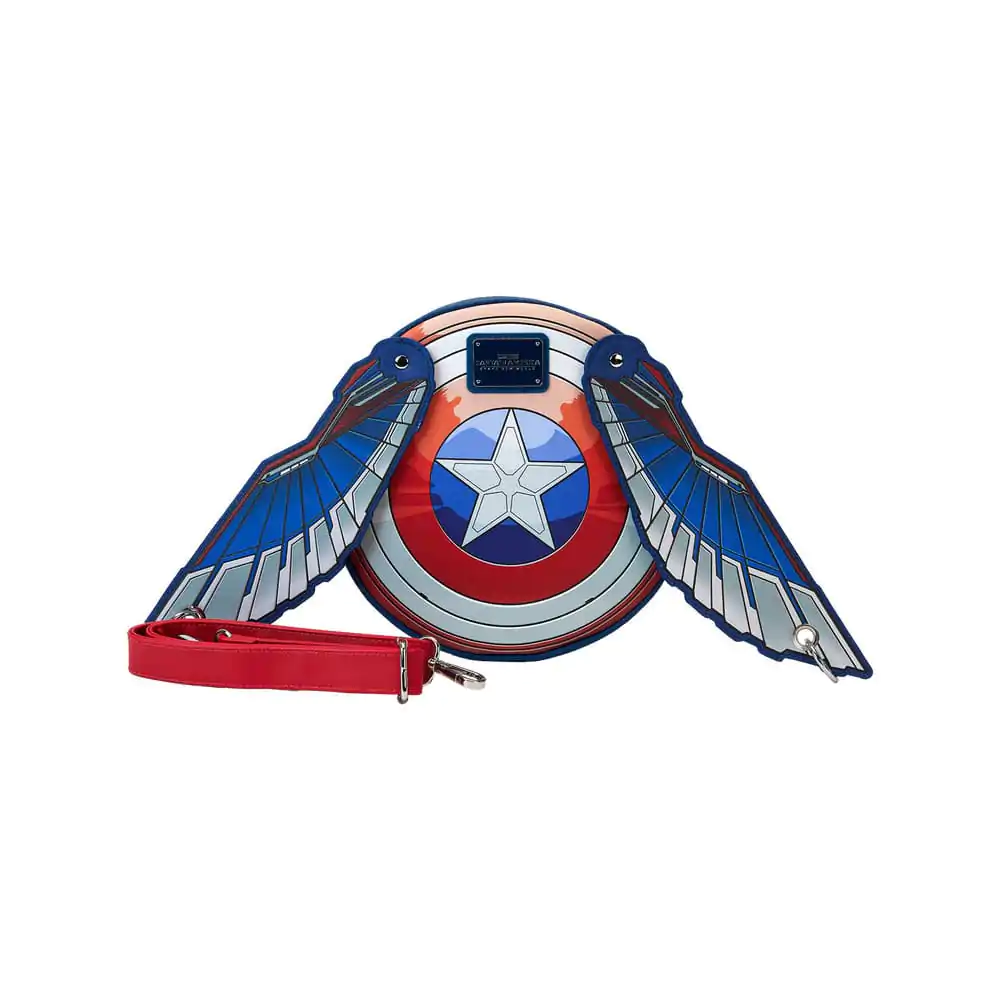 Captain America od Loungefly Crossbody Brave New World Wings kabelka přes rameno fotografii produktu