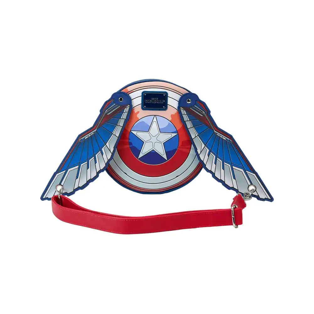 Captain America od Loungefly Crossbody Brave New World Wings kabelka přes rameno fotografii produktu