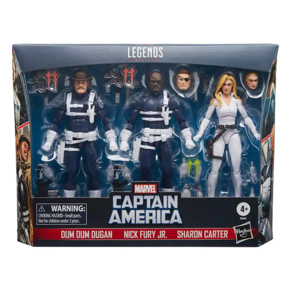 Akční figurka Captain America Marvel Legends 3-balení S.H.I.E.L.D. 15 cm fotografii produktu