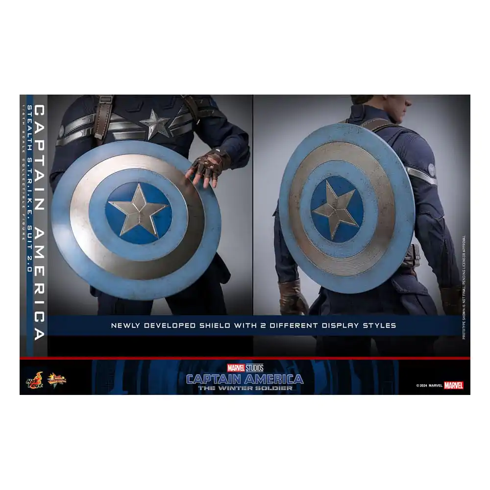 Captain America: The Winter Soldier Movie Masterpiece akční figurka 1/6 Captain America (Stealth S.T.R.I.K.E. Suit) 2.0 31 cm fotografii produktu