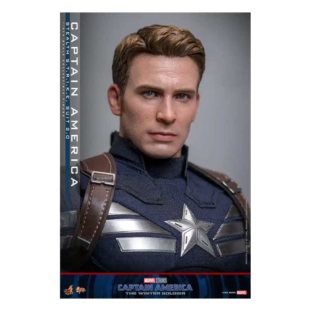 Captain America: The Winter Soldier Movie Masterpiece akční figurka 1/6 Captain America (Stealth S.T.R.I.K.E. Suit) 2.0 31 cm fotografii produktu