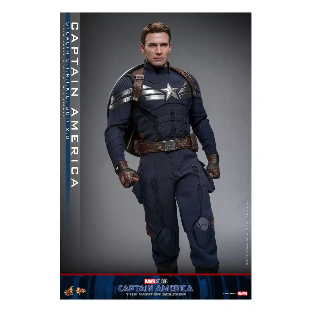 Captain America: The Winter Soldier Movie Masterpiece akční figurka 1/6 Captain America (Stealth S.T.R.I.K.E. Suit) 2.0 31 cm fotografii produktu