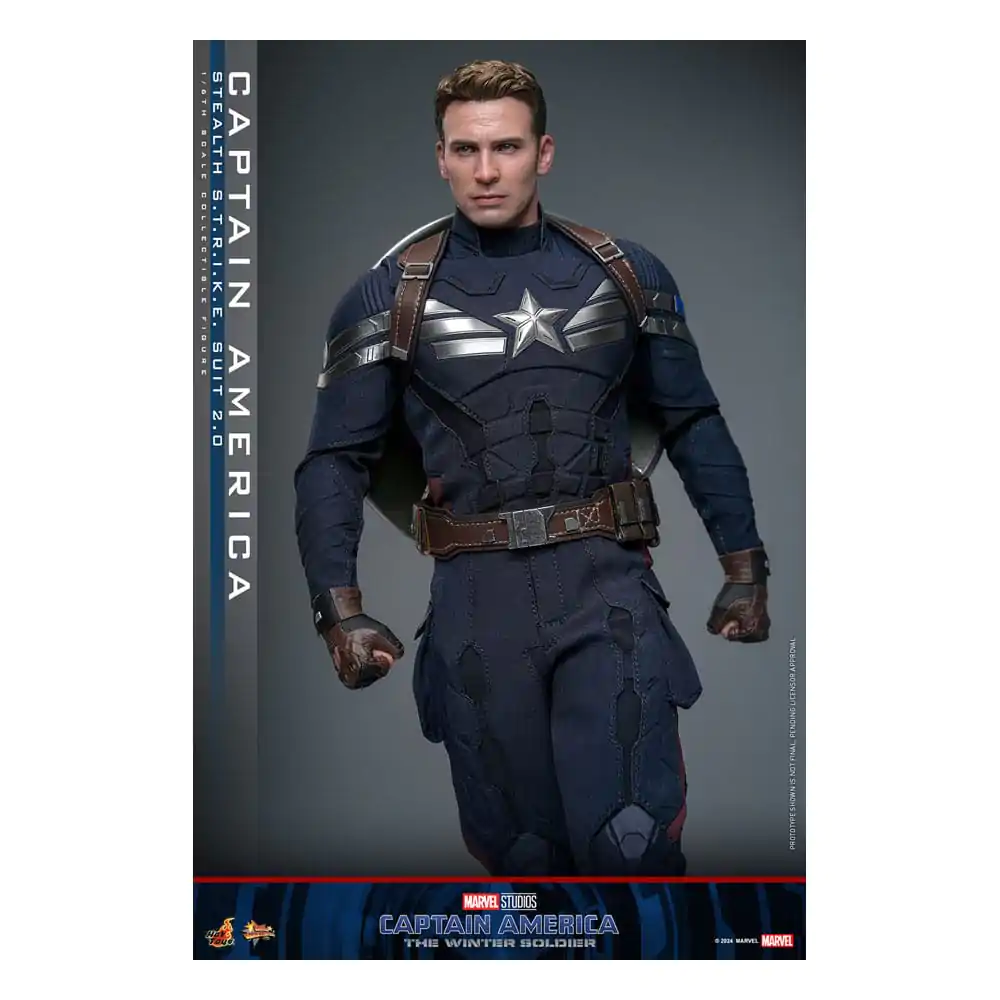 Captain America: The Winter Soldier Movie Masterpiece akční figurka 1/6 Captain America (Stealth S.T.R.I.K.E. Suit) 2.0 31 cm fotografii produktu