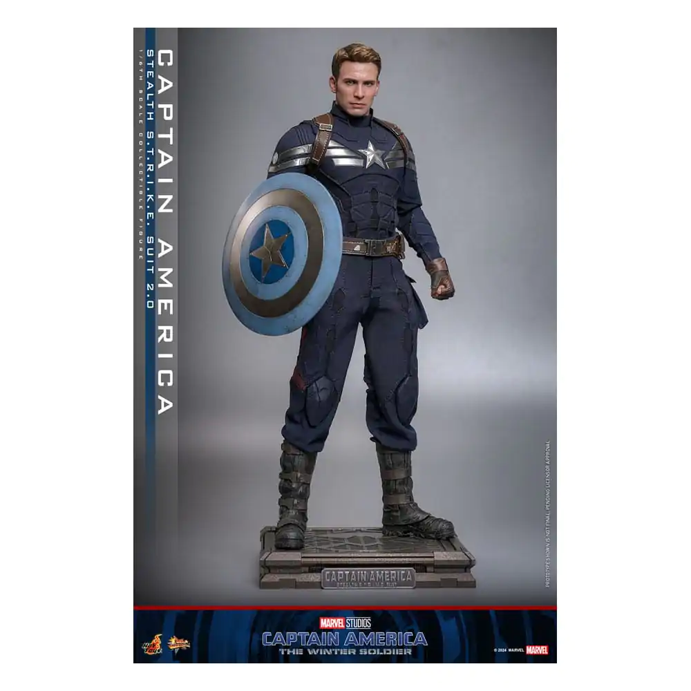 Captain America: The Winter Soldier Movie Masterpiece akční figurka 1/6 Captain America (Stealth S.T.R.I.K.E. Suit) 2.0 31 cm fotografii produktu